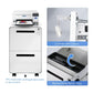2-Drawer Mobile Steel Pedestal File Cabinet with Lock - (Gen 2)