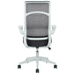 Chic Ergonomic High-Back Mesh Office Chair with Flip-Up Arms - Black
