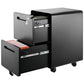 2-Drawer Mobile Steel Pedestal File Cabinet with Lock - (Gen 2)